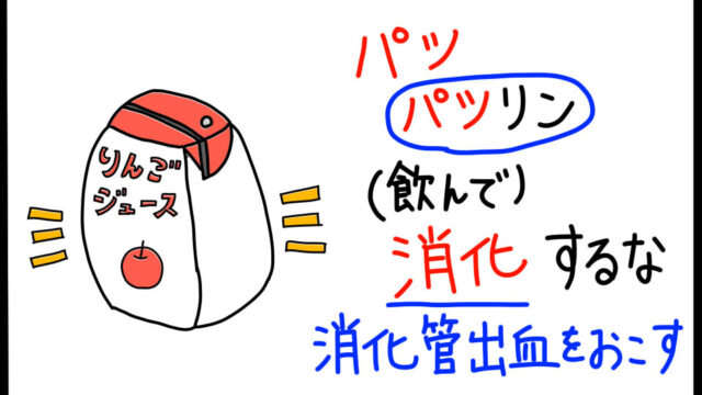 パツリンのゴロイラスト